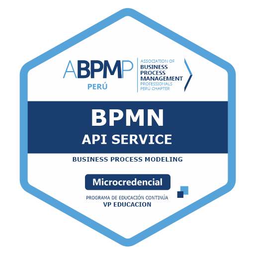 Insignia de la Microcredencial: BPMN API Service