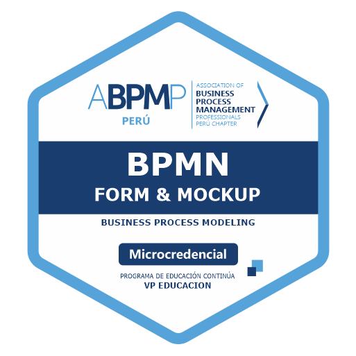 Insignia de la Microcredencial: BPMN Form & Mockup